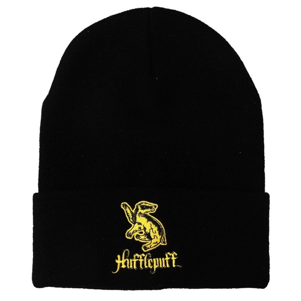 Hufflepuff Black Beanie